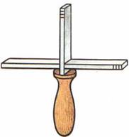 Шаблон-крестовина для сортировки плиток