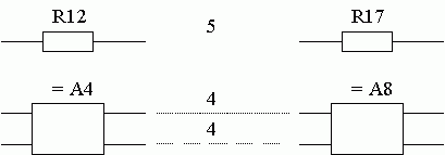 Рисунок 3.7 - Последовательное соединение одинаковых устройств