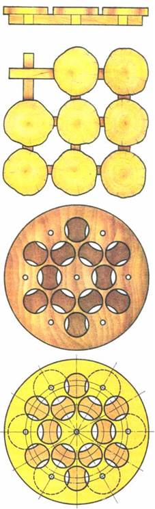 Подставки для горячей посуды прямоугольной и круглой формы