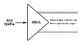 Рисунок 10.2. Мультиплексор в режиме регенератора